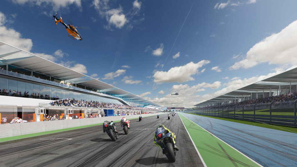 Hajdúnánási MotoGP versenypálya és sportkomplexum pitlane